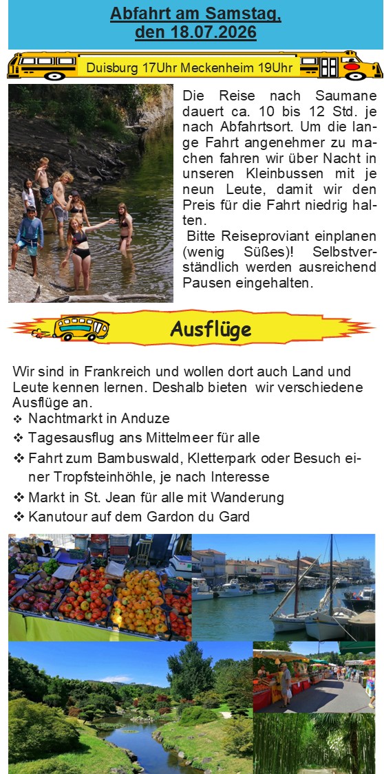 Abfahren in den S&uuml;den